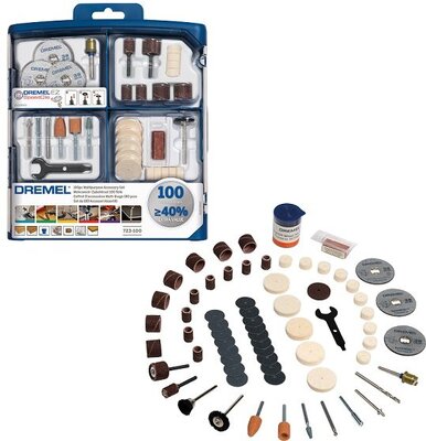 DREMEL 100-dílná univerzální modulární sada príslušenství - 2615S723JA