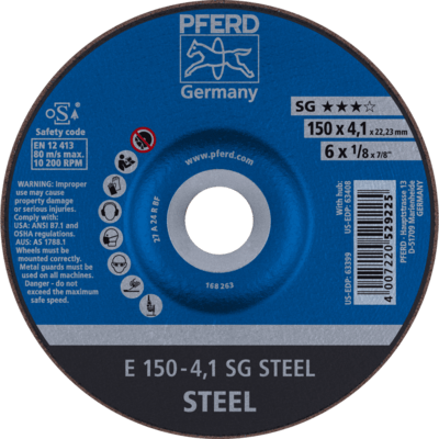 PFERD TOOLS Brúsky E 150-4,1 SG OCEĽ
