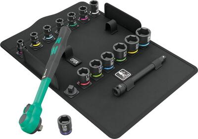 WERA Sedlový kľúčov 3/8" ZYKLOP Comfort 16-dielna Wera