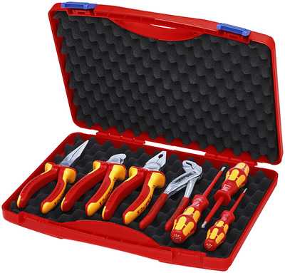 KNIPEX 00 21 15 Box na náradie "RED" Electric Set 2 7 dielov 275 mm