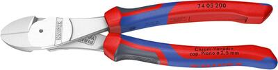 KNIPEX Fogó oldalsó 200 mm-es teljesítmény Cr / 7405200 Knipex