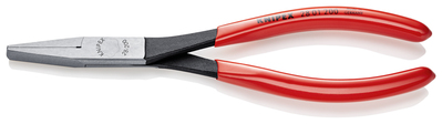 KNIPEX 28 01 200 Kliešte s dlhým nosom poplastované čierne atramentované 200 mm