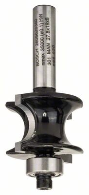 BOSCH Poloblé frézy 8 mm, R1 6 mm, L 19 mm, G 63 mm