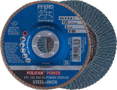 PFERD Kotúč lamelový 125 Z60 Z oceľ inox PFC SG Pferd