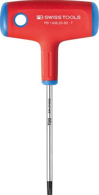 PB SWISS TOOLS Kľúč torx T20 x 80mm T-rukoväť PB 1406 PB Swiss Tools