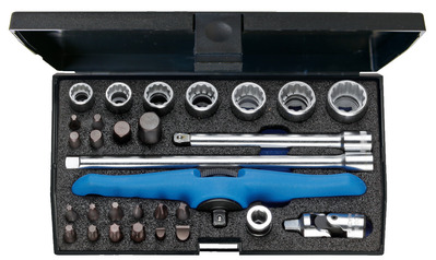 GEDORE D 20 MOT Sada náradia na palube 1/4" pre motocykel 30 -členná
