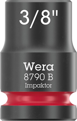 WERA 8790 B Nástrojová hlavica Impaktor s pripojovacím rozmerom 3/8", 3/8" x 30 mm