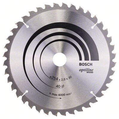 BOSCH Pílový kotúc Optiline Wood 254 x 30 x 2,0 mm, 40