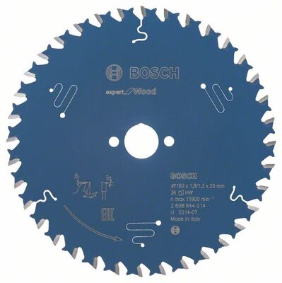 BOSCH 2608644014 - Pílový kotúc Expert for Wood 160 x 20 x 1,8 mm, 36