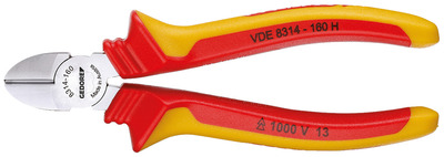 GEDORE VDE 8314-140 H Bočné kliešte VDE s izolačným krytom 140 mm