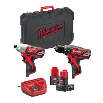 MILWAUKEE M12 BPP2B-421C SZERSZÁMSZET 12V, 2/4.0AH 4933443497