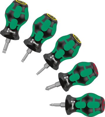 WERA Sada skrutkovačov 5 diel Stubby Set 1 Wera
