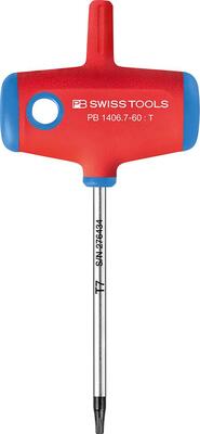 PB SWISS TOOLS Kľúč torx T7 x 60mm T-rukoväť PB 1406 PB Swiss Tools