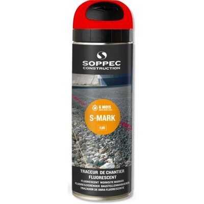 SOPPEC Jelölő spray S-MARK - piros - 500ml (141913)