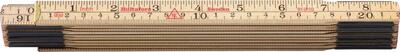 HULTAFORS Meter skladací 2M x 17mm drevo natur palce EG III Hultafors