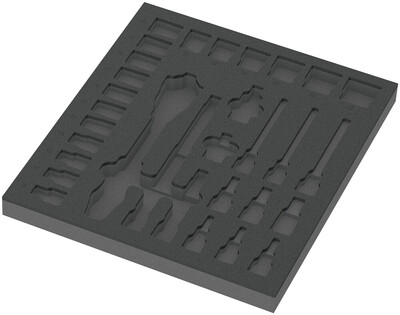 WERA 9822 Ráčna 8000 CZyklop 1/2" v penovej vložke, set 1, bez náradia, 344 x 30 x 392 mm