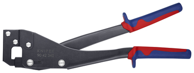 KNIPEX 90 42 340 Kliešte na spojovanie profilov s multi-komponentnými úchopmi leštené 340 mm