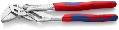 KNIPEX 86 05 250 SB Kliešťové kľúče Kliešte a kľúč v jednom náradí s multi-komponentnými úchopmi poc