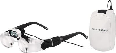 ESCHENBACH Lupa okuliarová 2x s LED maxDETAIL Eschenbach