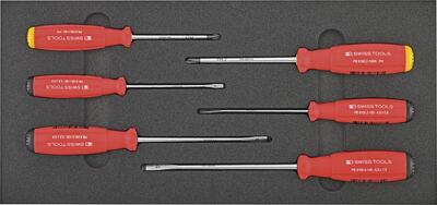 PB SWISS TOOLS Modul CT 1/3 6 diel skrutkovačov PL + PH PB Swiss Tools