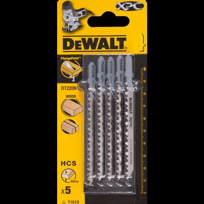 DeWALT FŰRÉSZKENGE 100MM FA ÉS MŰANYAG 60MM-IG 5db DT2209