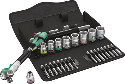 WERA 05004046001 Sada gola 3/8" 29 diel Zyklop Speed 8100 SB 6