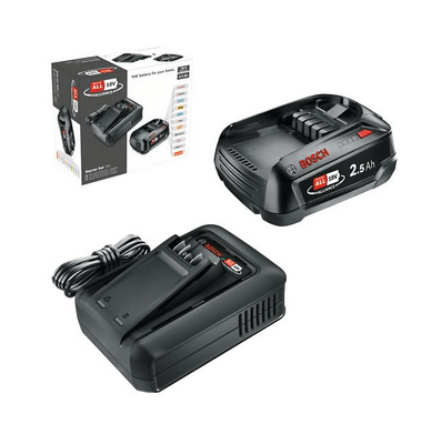 BOSCH Základná súprava 18 V (1× PBA 18V 2,5 Ah + AL 18V-44) - 1600A031T4