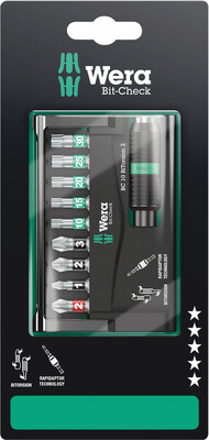 WERA Bit-Check 10 BiTorsion 3 SB, 10-dielny