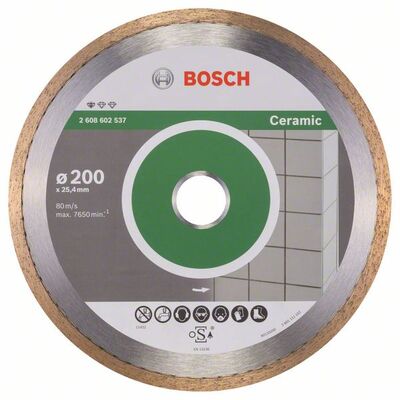 BOSCH Diamantový rezací kotúc Standard for Ceramic 200 x 25,40 x 1,6 x 7 mm