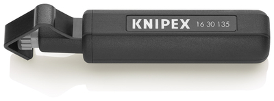 KNIPEX 16 30 135 SB Nástroj na odstraňovanie plášťov Pre špirálové rezy nárazuvzdorné plastové telo 