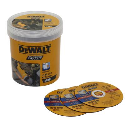 DeWALT KOTÚČ REZNÝ 125x1,0 mm (100ks BALENIE) DT20540