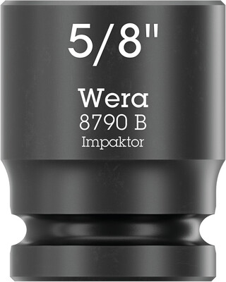 WERA 8790 B Nástrojová hlavica Impaktor s pripojovacím rozmerom 3/8", 5/8" x 30 mm
