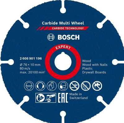 BOSCH Rezací kotúč RBE 1ER 76x10mm - 2608901196