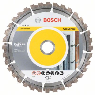 BOSCH Diamantový rezací kotúc Best for Universal 180 x 22,23 x 2,4 x 12 mm