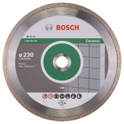 BOSCH Diamantový rezací kotúc Standard for Ceramic 230 x 22,23 x 1,6 x 7 mm