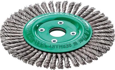 LESSMANN Kotúč kartáčový 125 x 6mm ocel splet 0,5 Lessmann