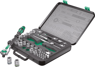 WERA SADA NÁSTRČNÝCH KĽÚČOV 1/2" ZYKLOP SPEED 37 KS 05003645001