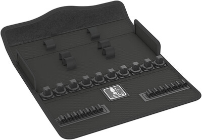 WERA 9497 Textilné puzdro Zyklop Metal Push 1/2", prázdne, 302 x 120 x 40 mm
