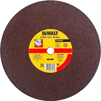 DeWALT DT3450 REZNÝ KOTÚČ NA KOV PRE ROZBRUSOVACIE PÍLY 355X3X25,4MM - 1KS