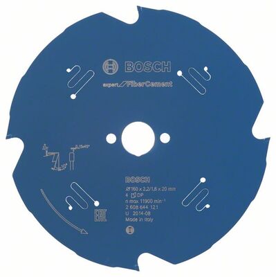BOSCH 2608644121 - Pílový kotúc Expert for Fiber Cement 160 x 20 x 2,2 mm, 4