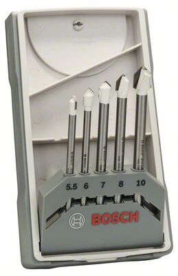 BOSCH 2608587170 - 5-dielna súprava vrtákov na obkladacky CYL-9 Ceramic