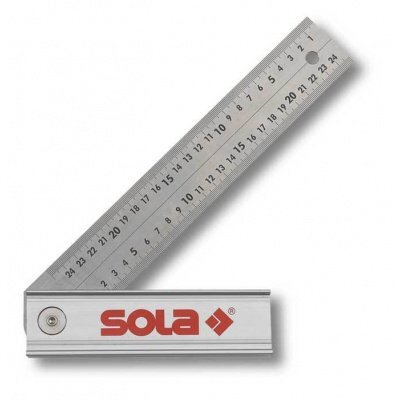SOLA 56017001 Uholník nastaviteľný 250x170 Quattro