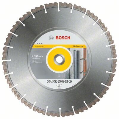 BOSCH Diamantový rezací kotúc Best for Universal 350 x 20/25,40 x 3,3 x 15 mm
