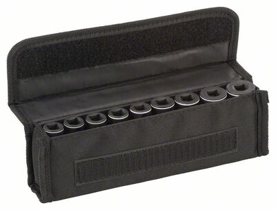 BOSCH 2608551099 - 9-dielna súprava nadstavcov s násuvnými klúcmi 63 mm; 7, 8, 10, 12, 13, 15, 16, 17, 19 