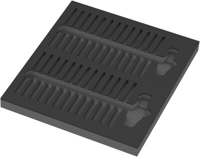 WERA 9851 Kraftform Kompakt VDE v penovej vložke, set 1, bez náradia, 344 x 30 x 392 mm