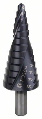 BOSCH Stupnovité vrtáky HSS-AlTiN 6 - 30 mm, 10,0 mm, 93,5 mm
