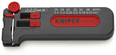 KNIPEX 12 80 040 SB Mini odizolovacie kliešte  100 mm