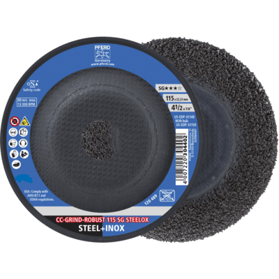 PFERD TOOLS CC-GRIND (vrátane SOLID, FLEX, STRONG) CC-GRIND ROBUST 115 SG STEELOX