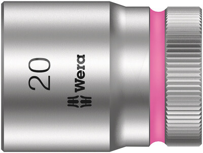 WERA 8790 HMC Nástrčná hlavice Zyklop, upínací časť 1/2", 20 x 37 mm