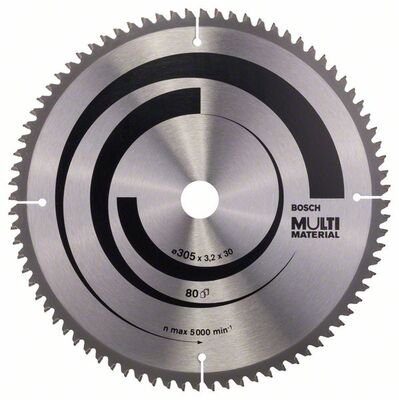 BOSCH 2608640452 - Pílový kotúc Multi Material 305 x 30 x 3,2 mm, 80